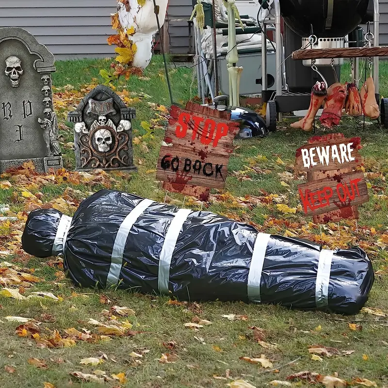 ハロウィンホラー死体小道具屋外お化け屋敷偽死体怖い装飾庭ガー - Spider Web Halloween Decoration のレビューと価格