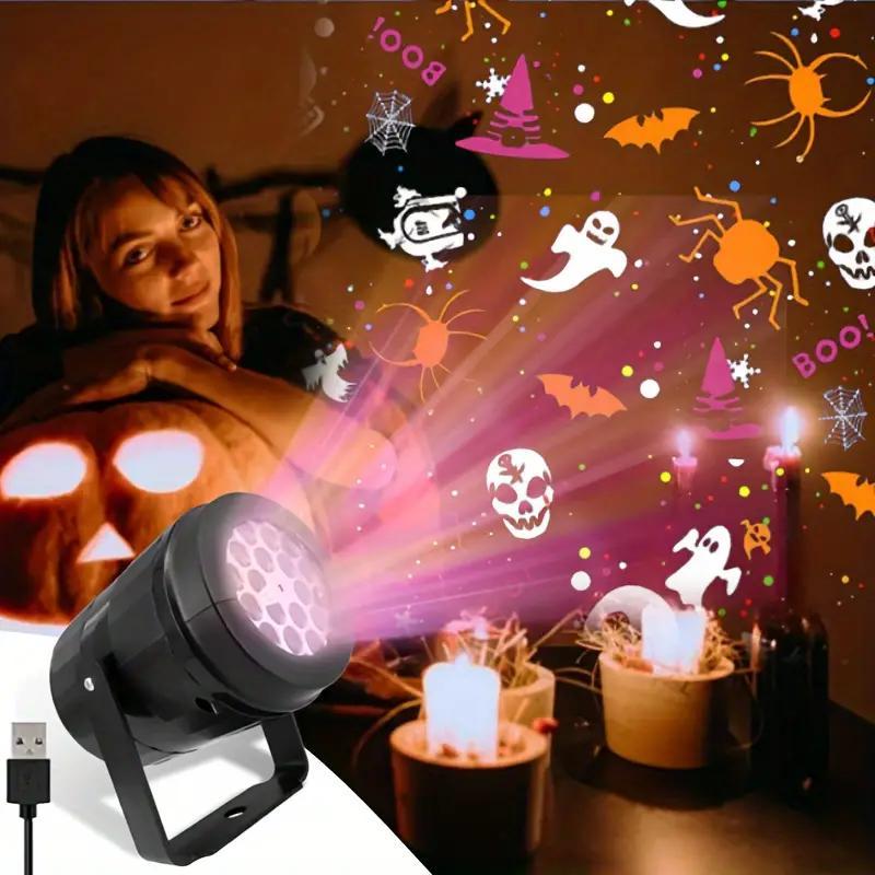 ハロウィン LED プロジェクターライト屋外クリスマス庭の装 - Halloween Pumpkin Decor Led のレビューと価格