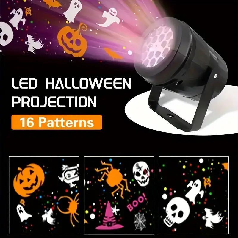 ハロウィン LED プロジェクターライト屋外クリスマス庭の装 - Halloween Pumpkin Decor Led のレビューと価格