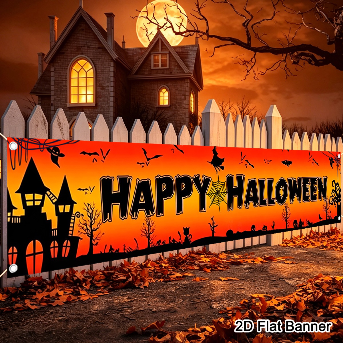 1個入りハッピーハロウィンバナー ジャック・オ・ランタン パ - Pumpkin Lantern Halloween のレビューと価格