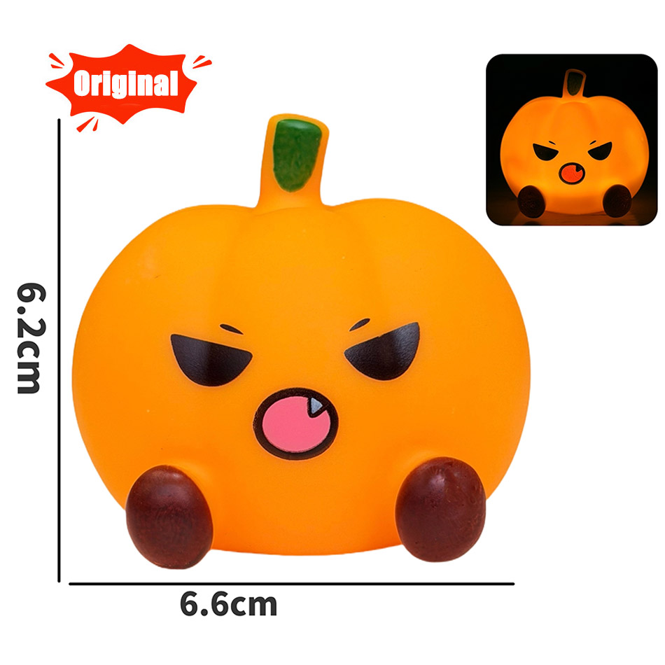 かわいい魔女ゴーストカボチャシリコンナイトライトかわいいキャ - Halloween Pumpkin Decor Led のレビューと価格