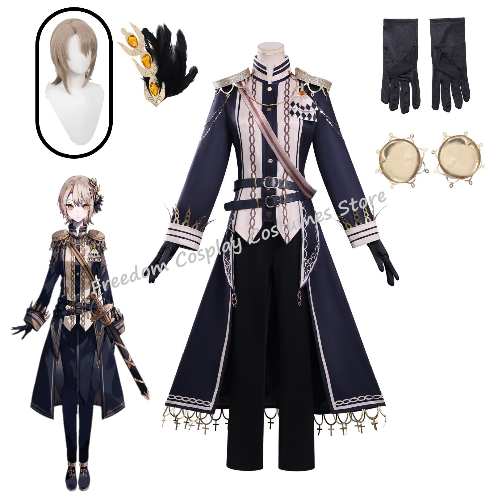 ゲーム魔法少女魔女裁判ハスミレイアコスプレ衣装ウィッグアニメ - Halloween Costume Kids のレビューと価格