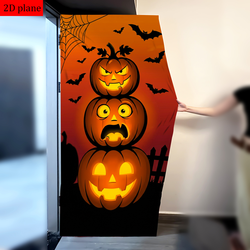 ハロウィン ジャック・オ・ランタン 蝙蝠 蜘蛛の巣 フェンス - Spider Web Halloween Decoration のレビューと価格