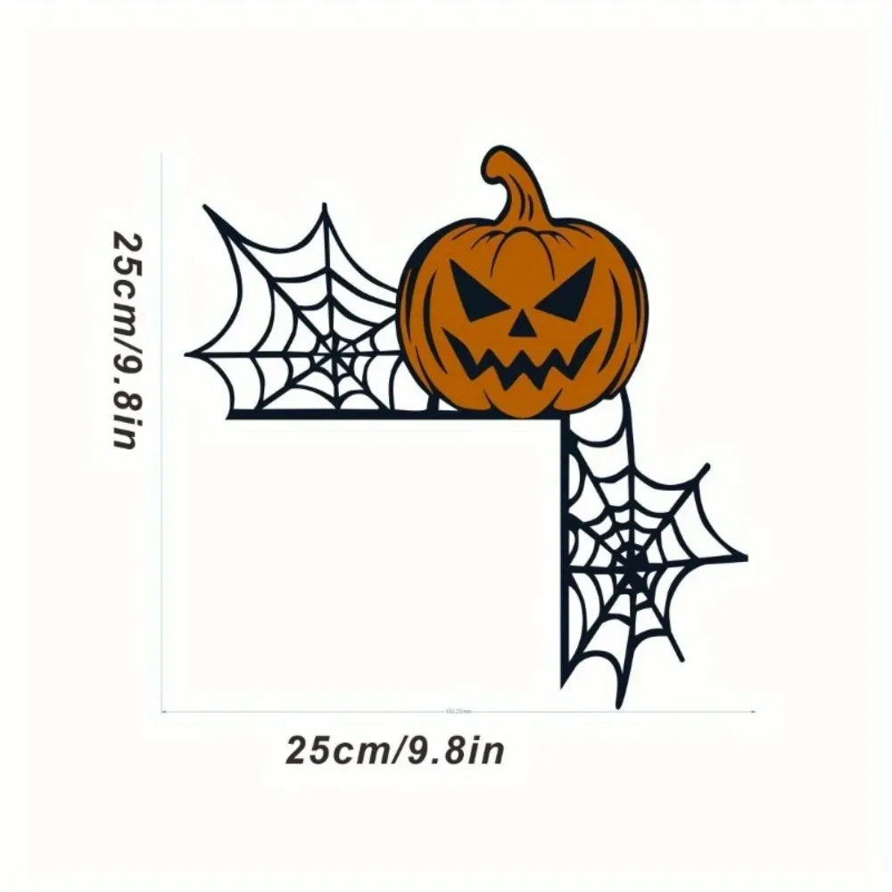 CIFBUY ハロウィーン ドアコーナー用 金属製ウォールア - Spider Web Halloween Decoration のレビューと価格