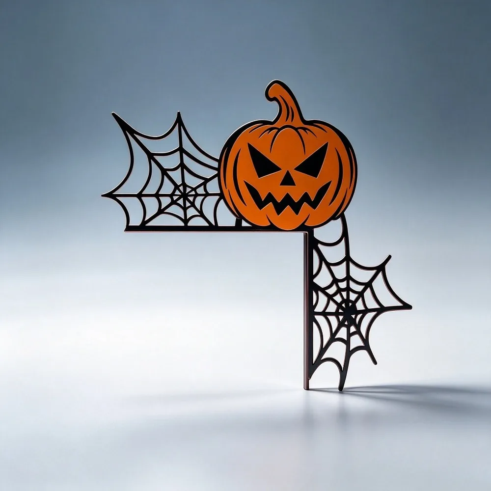 CIFBUY ハロウィーン ドアコーナー用 金属製ウォールア - Spider Web Halloween Decoration のレビューと価格