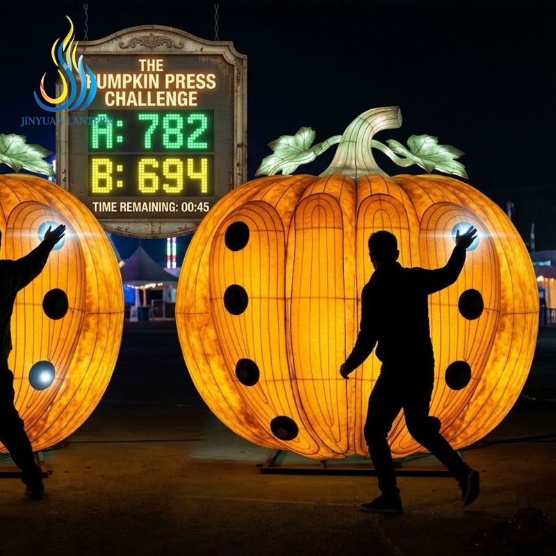 巨大なインタラクティブなハロウィーンのカボチャの馬車型フェス - Pumpkin Lantern Halloween のレビューと価格