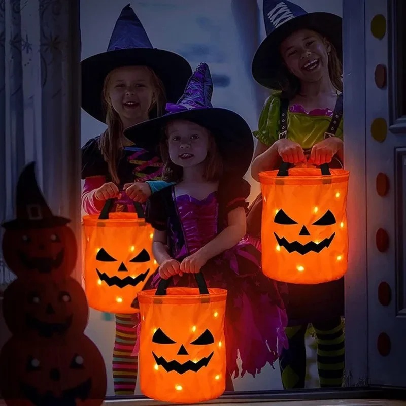 1-10個入り LED ハロウィン パンプキンバスケット ラ - Halloween Pumpkin Decor Led のレビューと価格