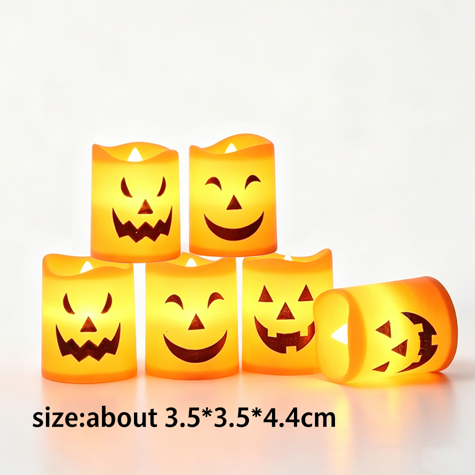 LEDかぼちゃランプ、暖色系の光、ハロウィーンのテーブルデコ - Halloween Pumpkin Decor Led のレビューと価格