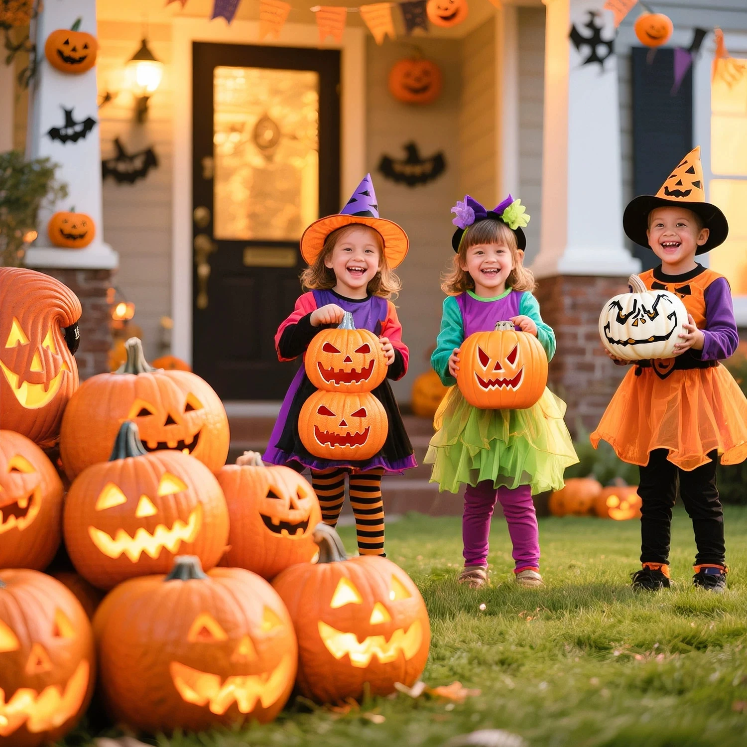 LEDトリプルレイヤー光るパンプキンデコレーション、電池式ラ - Halloween Pumpkin Decor Led のレビューと価格